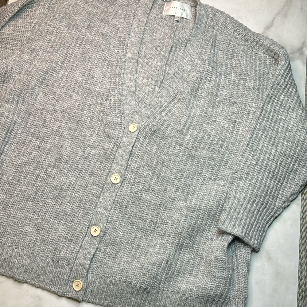 Tradlands Heather Gray Women's Cardigan